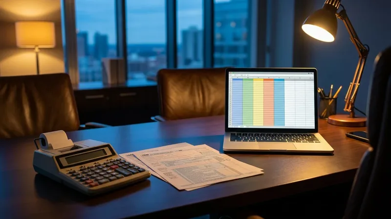 Tax forms and a calculator on a desk, Arkansas Taxable Services